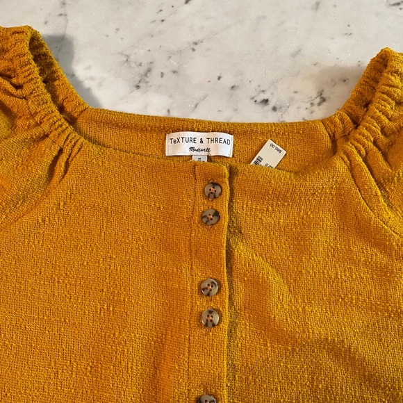 Madewell Texture & Thread Cap-Sleeve Dress - Picture 6 of 6